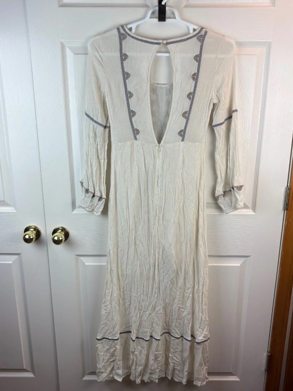 Free People Desert Wind Embroidered Maxi Dress